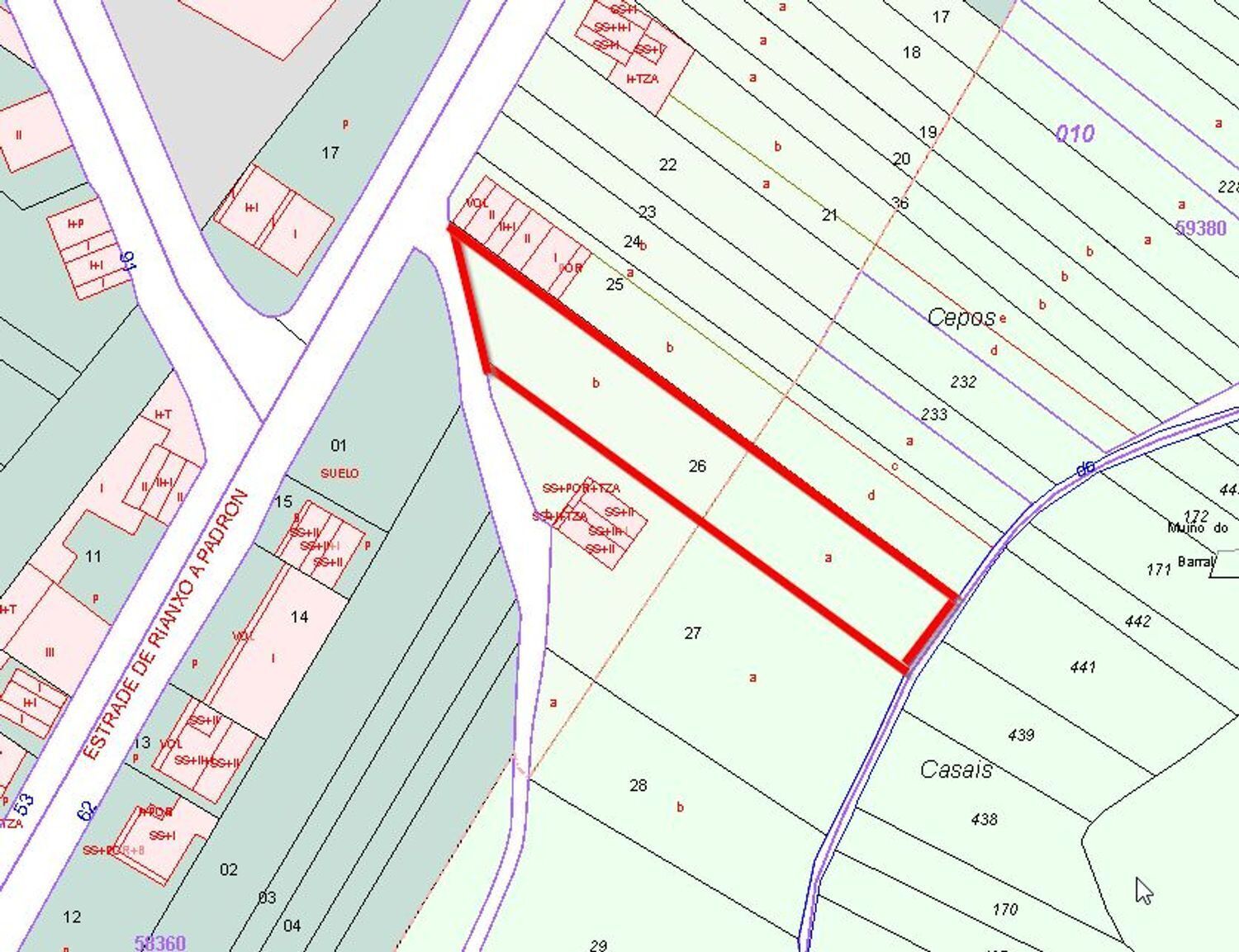 O Pazo, Rianxo, La Coruna à vendre Plan d’étage– Image 1 sur 6