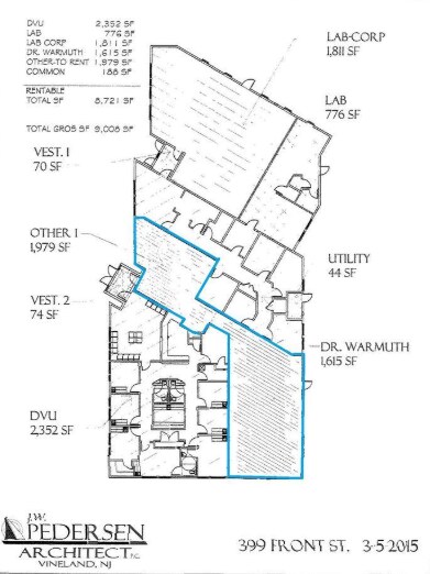 399 Front St, Elmer, NJ à vendre Plan d’étage– Image 1 sur 2
