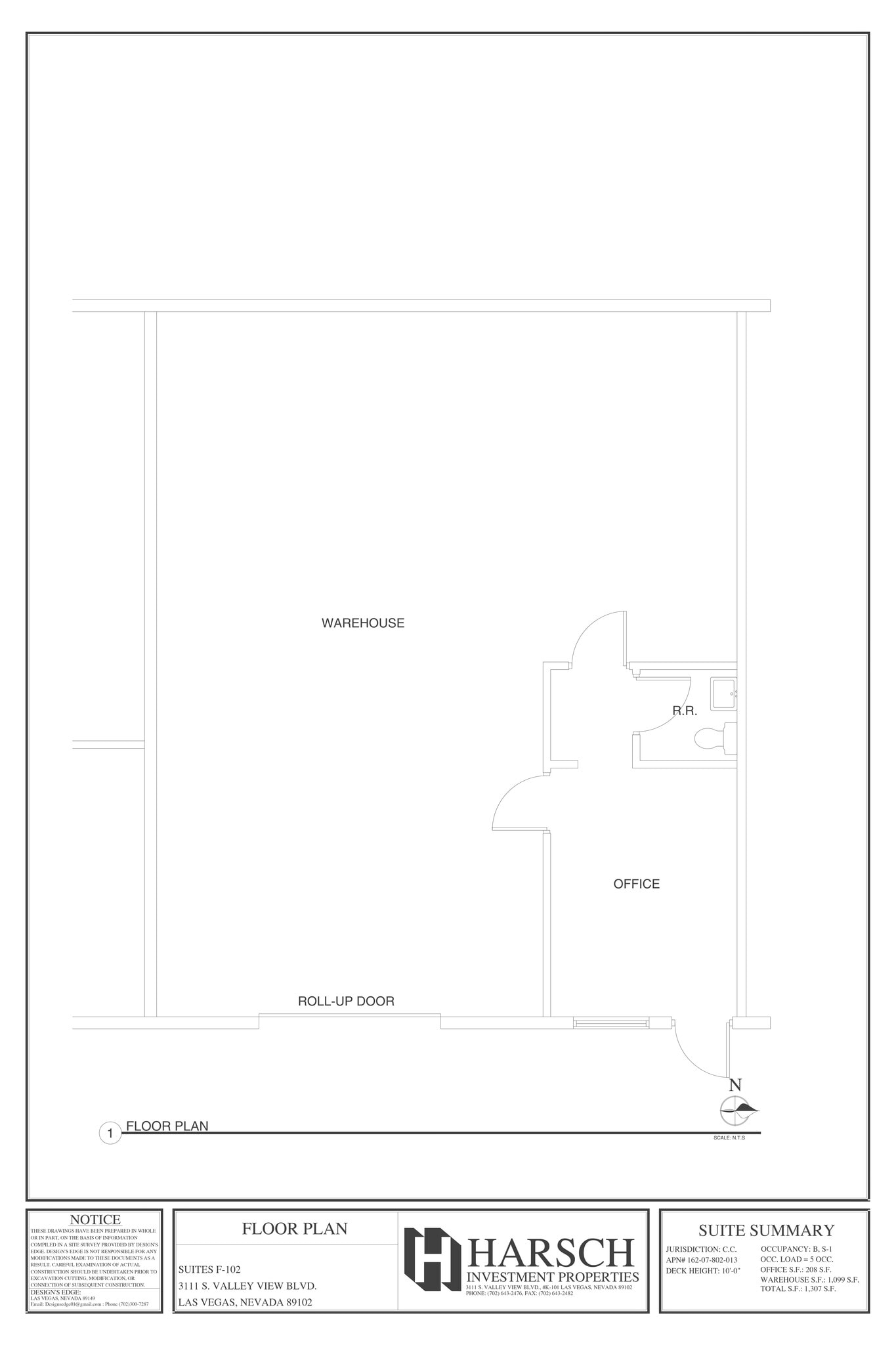 3111 S Valley View Blvd, Las Vegas, NV à louer Plan de site– Image 1 sur 1