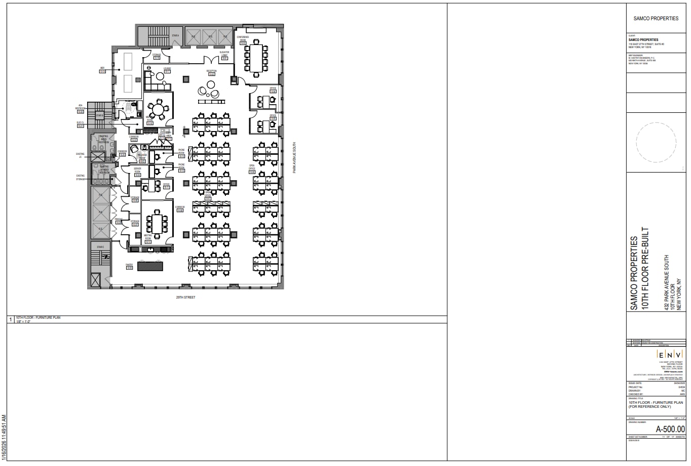 432 Park Ave S, New York, NY à louer Plan d’étage– Image 1 sur 1