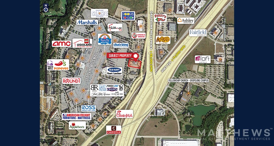 2655 E Grapevine Mills Cir, Grapevine, TX à louer - Photo de l’immeuble – Image 3 sur 5