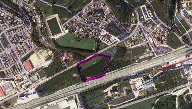 Riells i Viabrea, GER - VUE AÉRIENNE  vue de carte