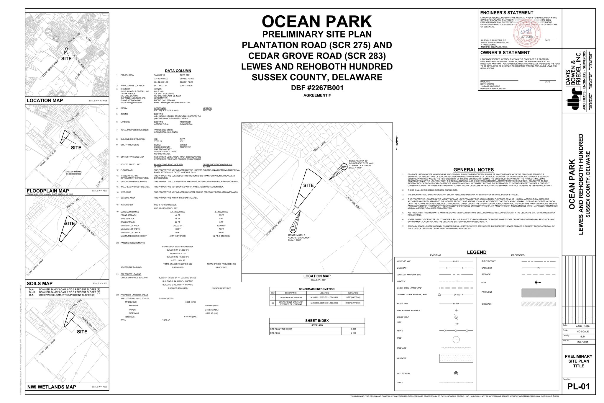 Plantation Rd, Rehoboth Beach, DE à louer Plan de site– Image 1 sur 1