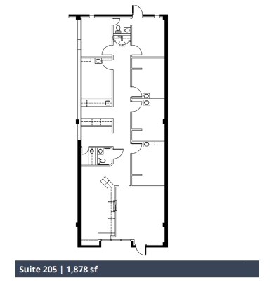 18842 S Memorial Dr, Humble, TX à louer Plan d’étage– Image 1 sur 1