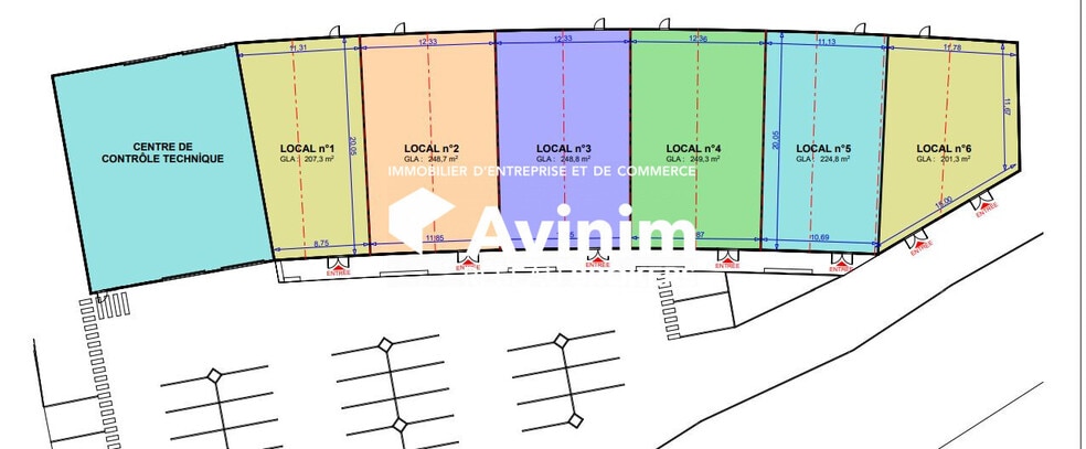 Local commercial dans Cande à louer - Plan de site – Image 2 sur 2