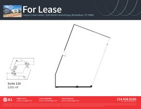 2201 N Central Expy, Richardson, TX à louer Plan d’étage– Image 1 sur 1