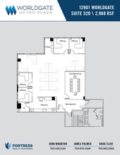 12851 Worldgate Dr, Herndon, VA à louer Plan d’étage– Image 1 sur 1