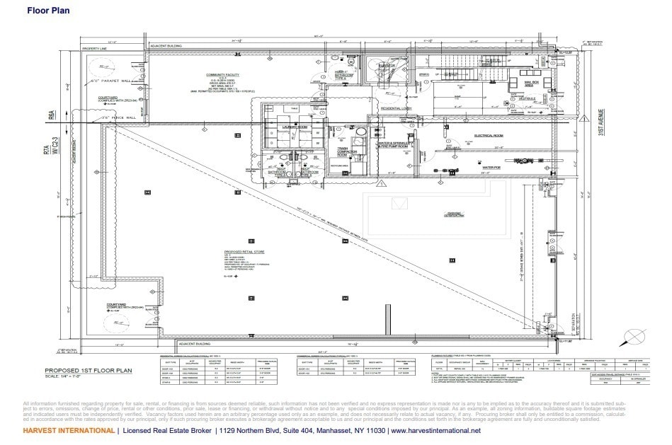 21-11 31st Ave, Astoria, NY à louer Plan d’étage– Image 1 sur 1