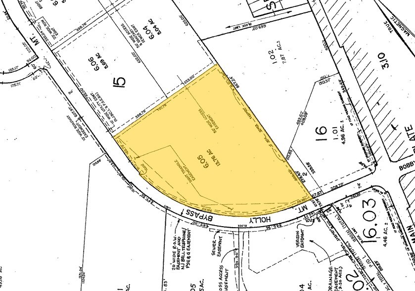 100 Mount Holly Bypass, Lumberton, NJ à louer - Plan cadastral – Image 2 sur 5