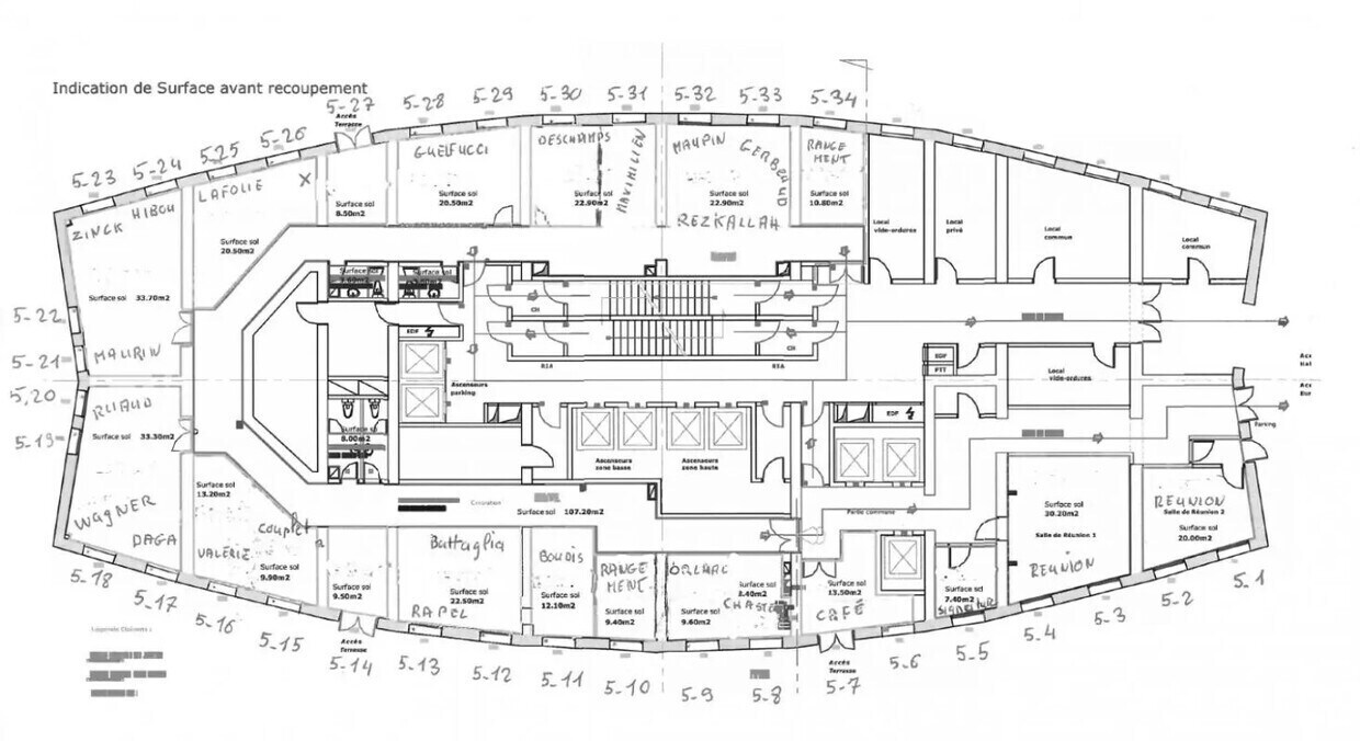 1 Place Du Sud, Puteaux, HDS 92800 -  -  - Plan d’étage - Image 1 of 6