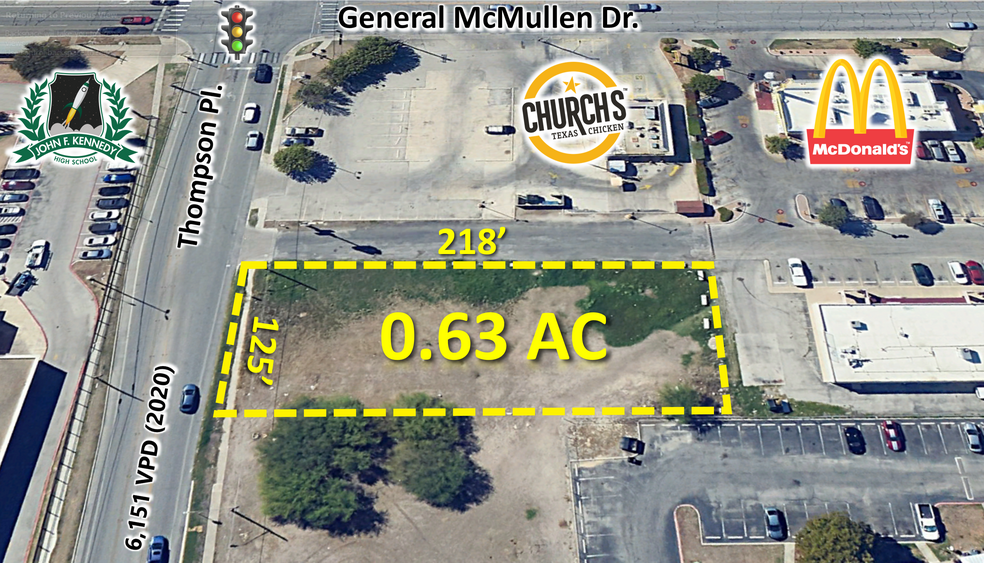 Thompson Pl, San Antonio, TX à vendre - Aérien – Image 3 sur 3