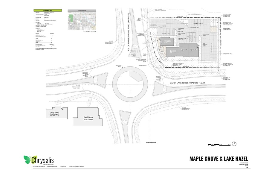 6162 Maple Grove rd, Boise, ID à vendre - Plan de site – Image 2 sur 6