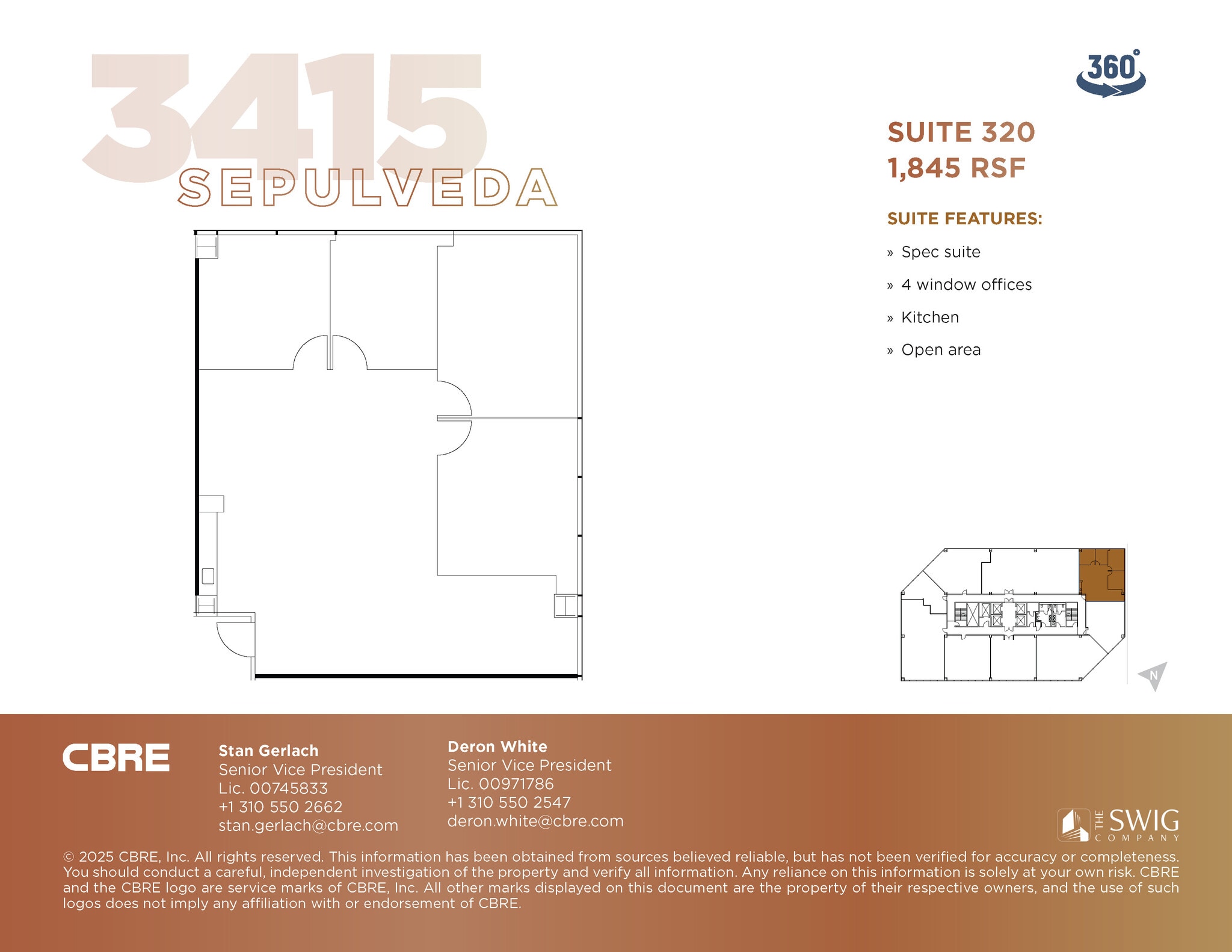 3415 S Sepulveda Blvd, Los Angeles, CA à louer Plan d’étage– Image 1 sur 1
