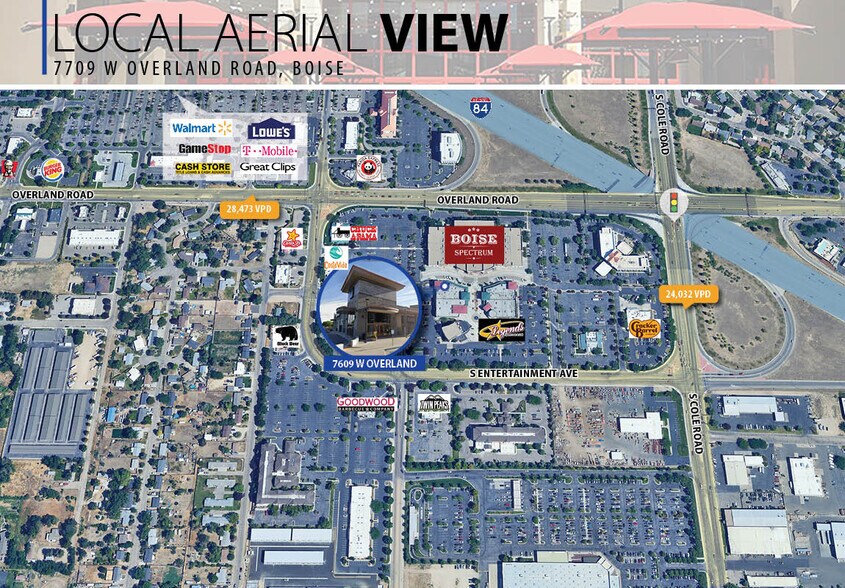 7709 W Overland Rd, Boise, ID à louer - Photo de l’immeuble – Image 2 sur 3