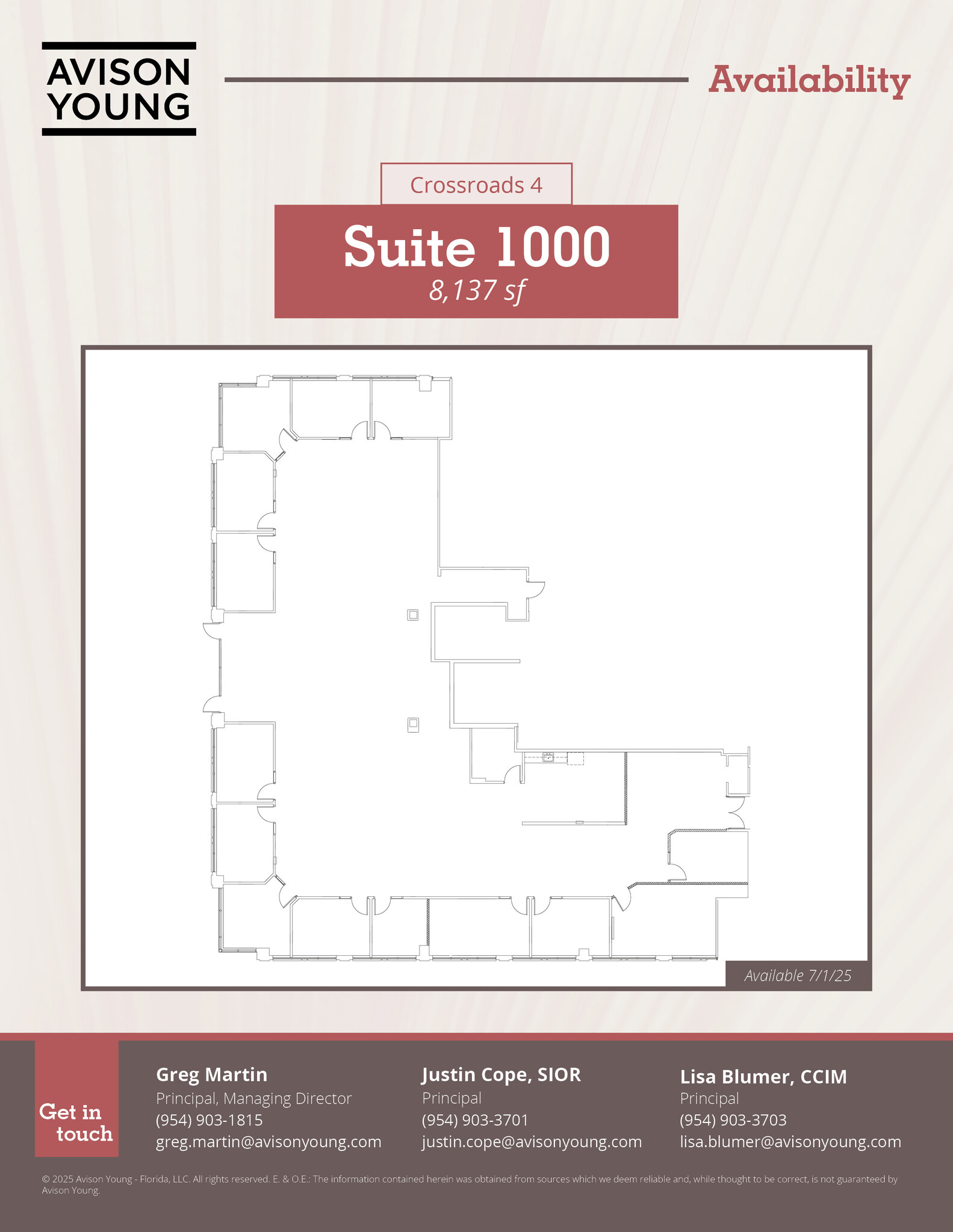 8050 SW 10th St, Plantation, FL à louer Plan d’étage– Image 1 sur 1