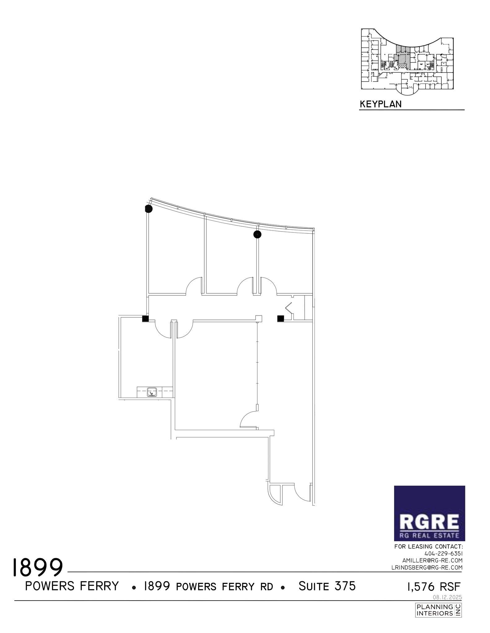 1899 Powers Ferry Rd SE, Atlanta, GA à louer Plan de site– Image 1 sur 1