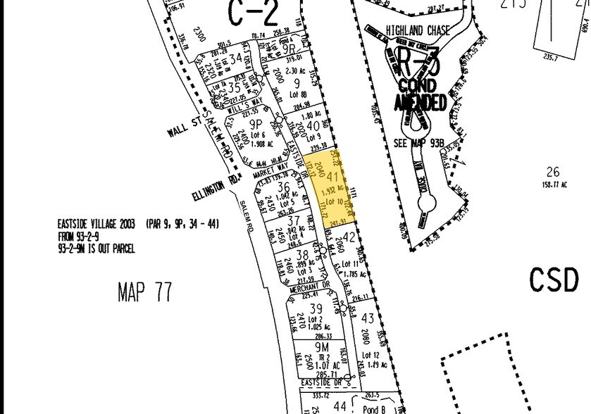 2040 SE Eastside Rd, Conyers, GA à louer - Plan cadastral – Image 2 sur 7