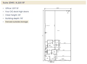 2355 Pecan Ct, Haltom City, TX à louer Plan d’étage– Image 1 sur 1