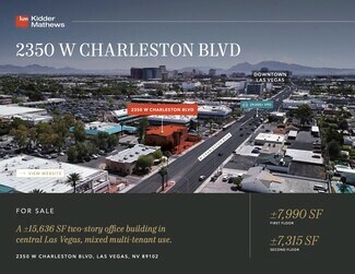 Plus de détails pour 2350 W Charleston Blvd, Las Vegas, NV - Bureau à vendre