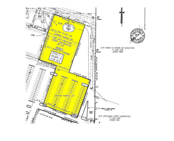 621 S Marietta Pky, Marietta, GA à louer - Plan cadastral – Image 2 sur 4