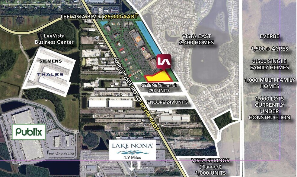 7135 Narcoossee Rd, Orlando, FL à louer - Aérien – Image 1 sur 4