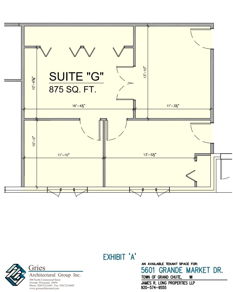 5793 W Grande Market Dr, Appleton, WI à louer Plan d’étage– Image 1 sur 1
