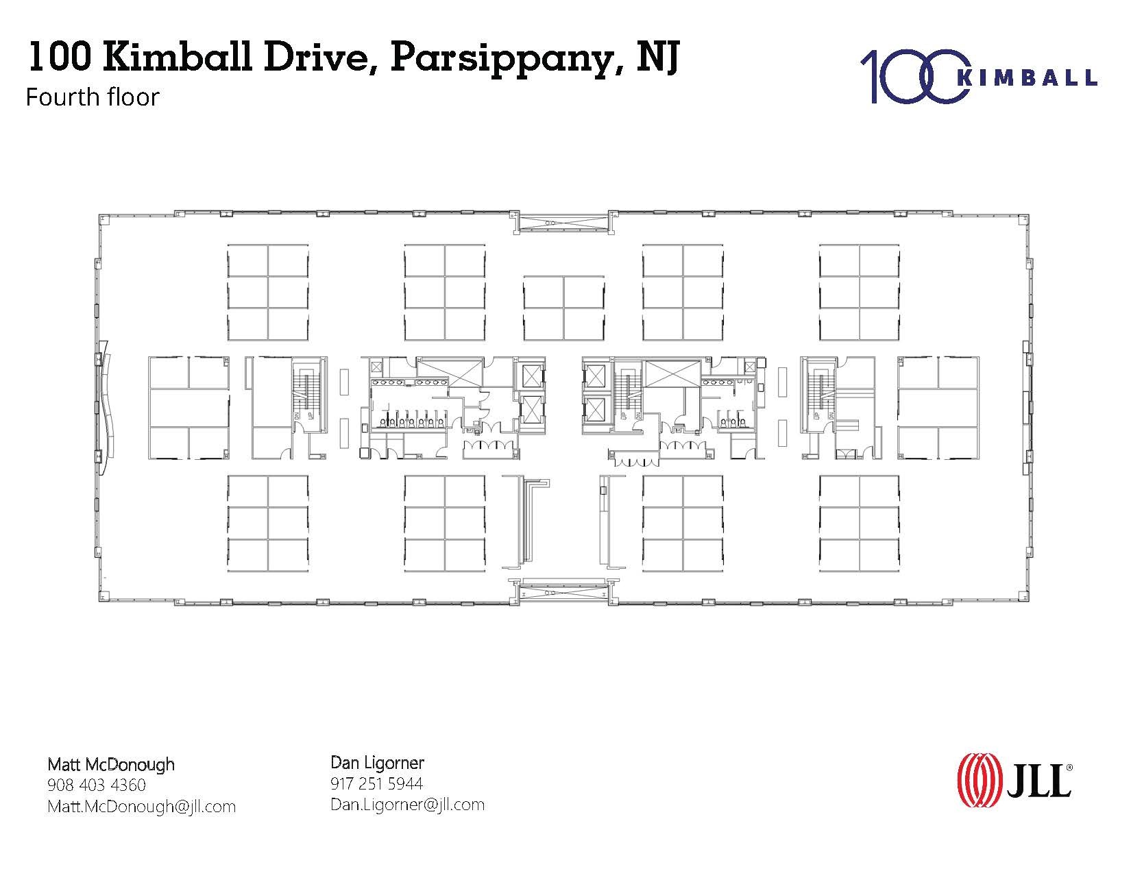 100 Kimball Dr, Parsippany, NJ à louer Plan d’étage– Image 1 sur 6