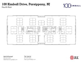100 Kimball Dr, Parsippany, NJ à louer Plan d’étage– Image 1 sur 6