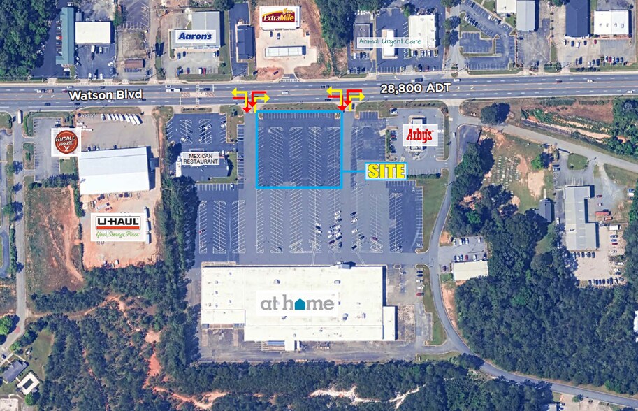 Watson Blvd, Warner Robins, GA à louer - Aérien – Image 2 sur 3