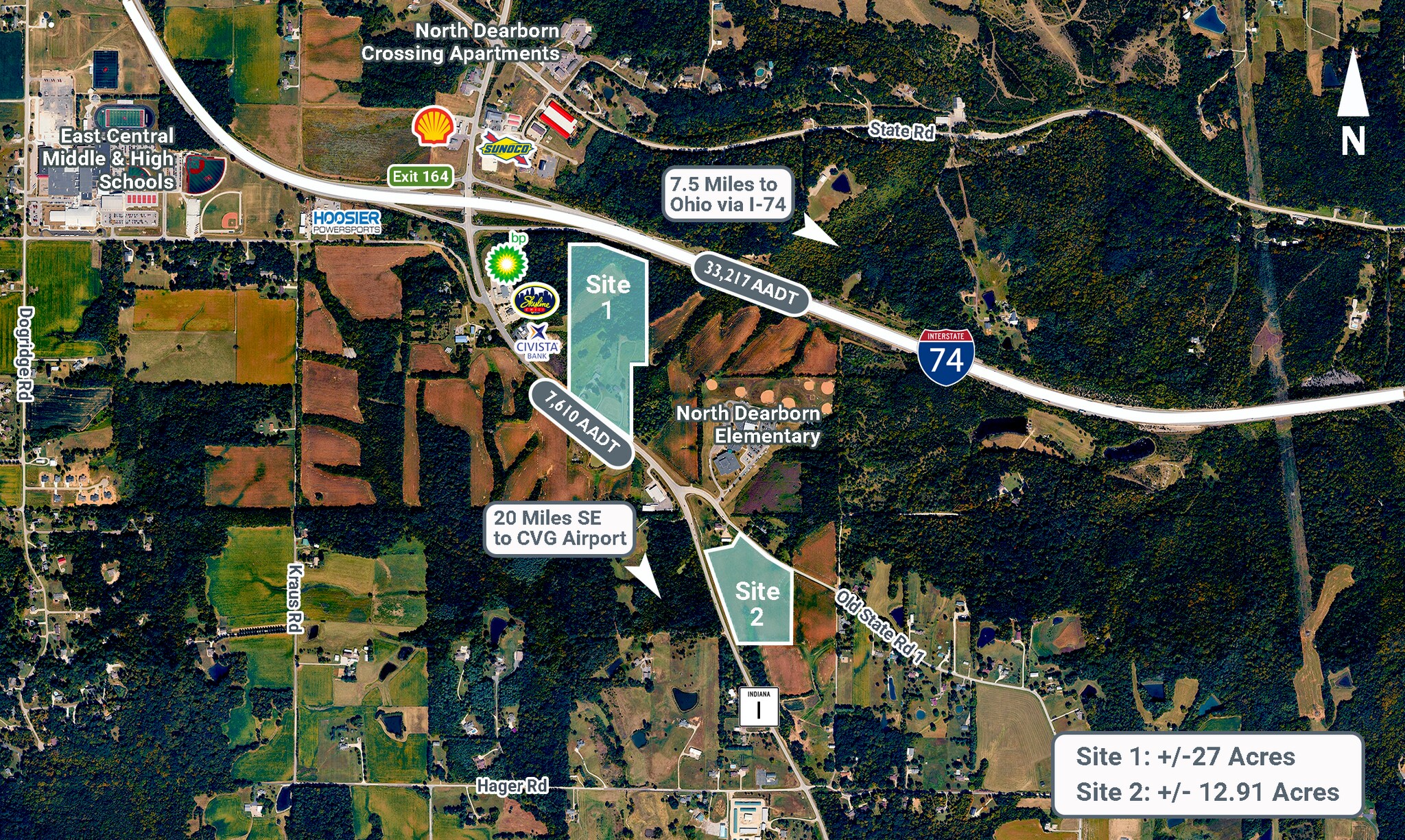 27662 State Route 1, West Harrison, IN à vendre Photo de l’immeuble– Image 1 sur 3