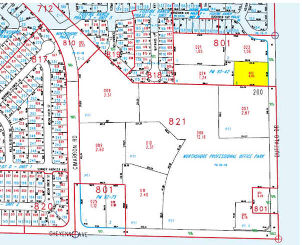 3321 N Buffalo Dr, Las Vegas, NV à louer - Plan cadastral – Image 2 sur 4