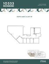 10333 Richmond Ave, Houston, TX à louer Plan d’étage– Image 1 sur 1