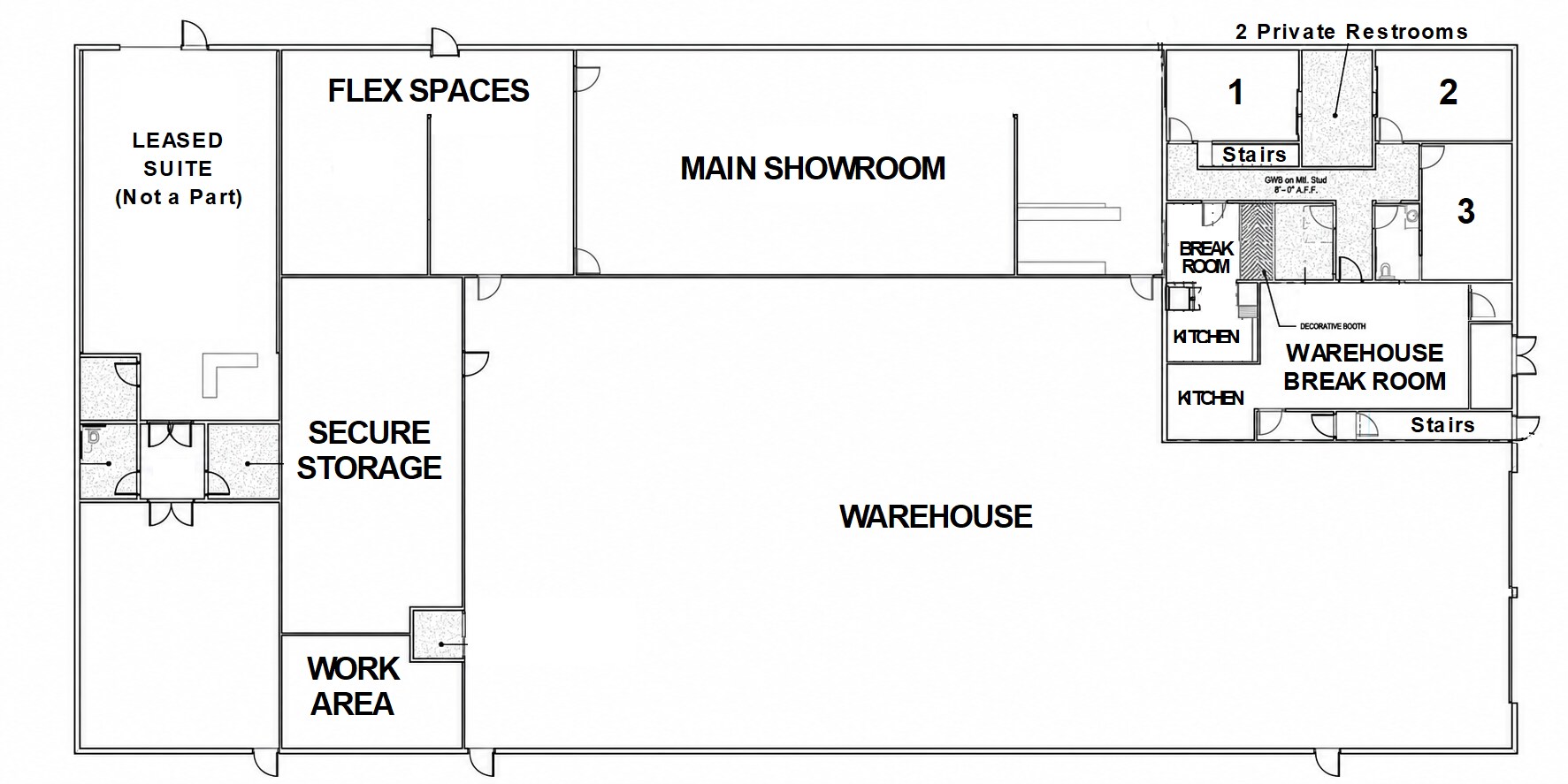 1775 E University Dr, Tempe, AZ à louer Plan d’étage– Image 1 sur 3