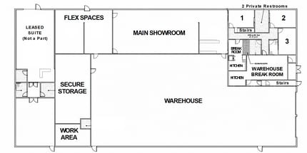1775 E University Dr, Tempe, AZ à louer Plan d’étage– Image 1 sur 3