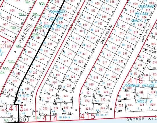 2211 Paradise Rd, Las Vegas, NV à louer - Plan cadastral – Image 3 sur 9