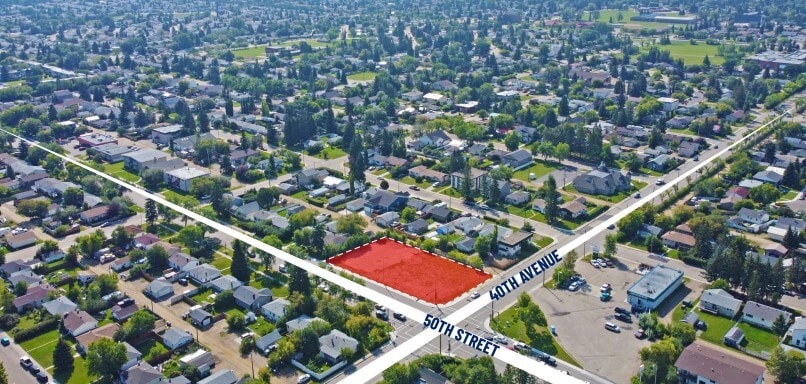3937 50 St, Red Deer, AB à louer - Aérien – Image 1 sur 3