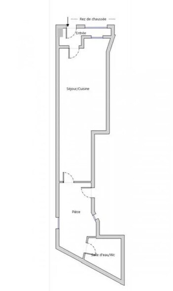 Bureau dans Paris à vendre - Plan d’étage – Image 3 sur 5