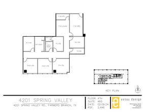 4201 Spring Valley Rd, Dallas, TX à louer Plan de site– Image 1 sur 1