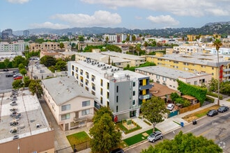 1525 N Hobart Blvd, Los Angeles, CA - VUE AÉRIENNE  vue de carte