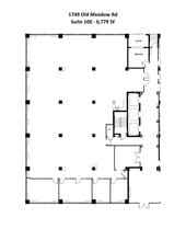 1749 Old Meadow Rd, McLean, VA à louer Plan de site– Image 1 sur 2