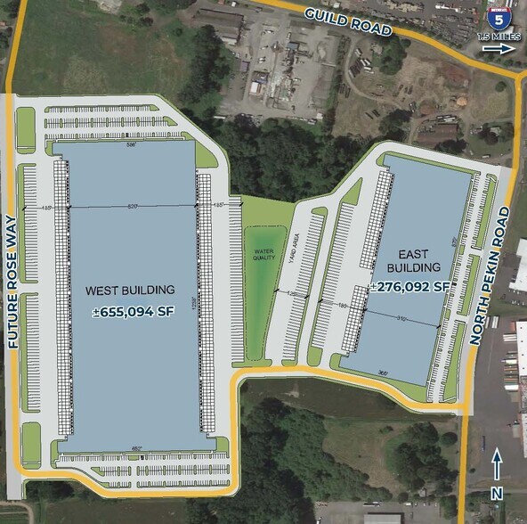 345 N Pekin Rd, Woodland, WA à louer - Plan de site – Image 3 sur 5
