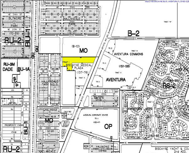 21150 Biscayne Blvd, Miami, FL à louer - Plan cadastral – Image 2 sur 13