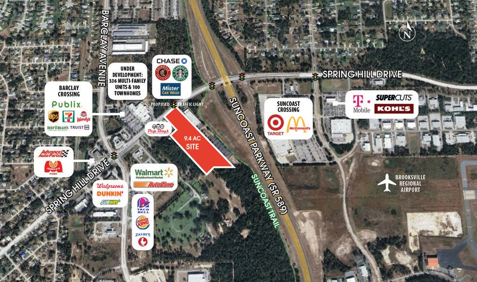 Spring Hill Dr and Suncoast Parkway, Spring Hill, FL à vendre - Photo de l’immeuble – Image 2 sur 6