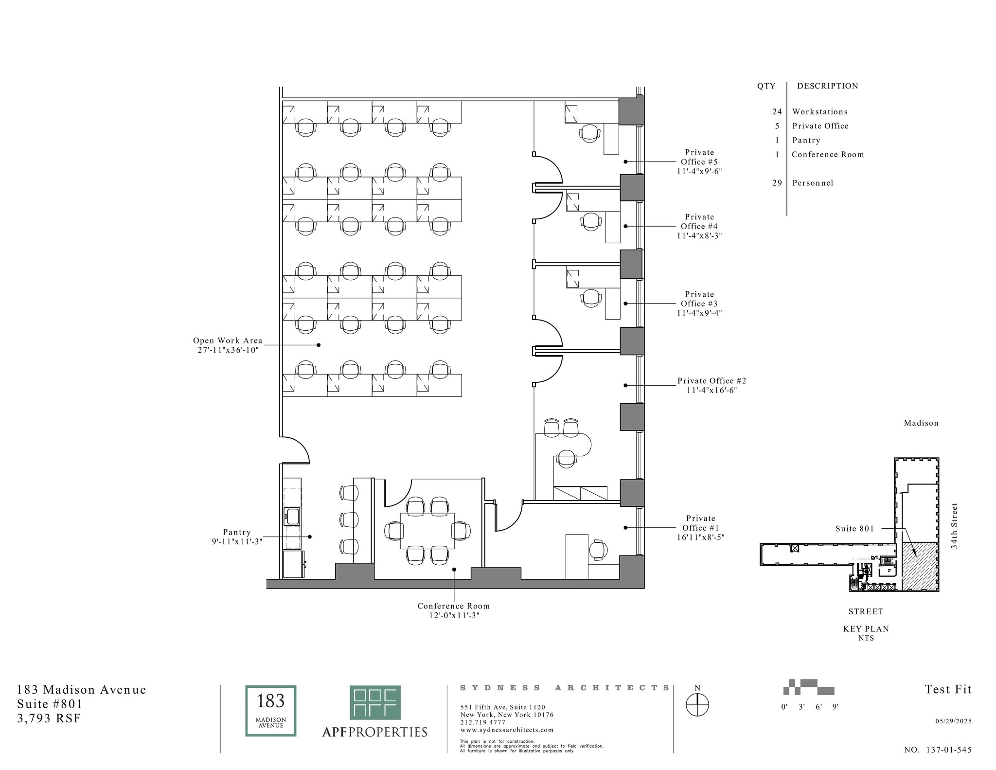 183 Madison Ave, New York, NY à louer Plan de site– Image 1 sur 5