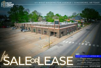 Plus de détails pour 411 W Washington Ave, Jonesboro, AR - Local commercial à vendre