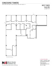 2090 Palm Beach Lakes Blvd, West Palm Beach, FL à louer Plan d’étage– Image 2 sur 6