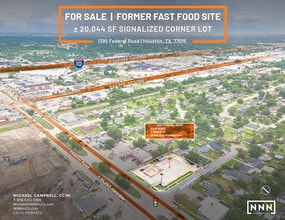 1395 Federal Rd, Houston, TX - Vue aérienne  vue de carte - Image1