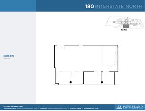 180 Interstate N Pky SE, Atlanta, GA à louer Plan d’étage– Image 1 sur 1