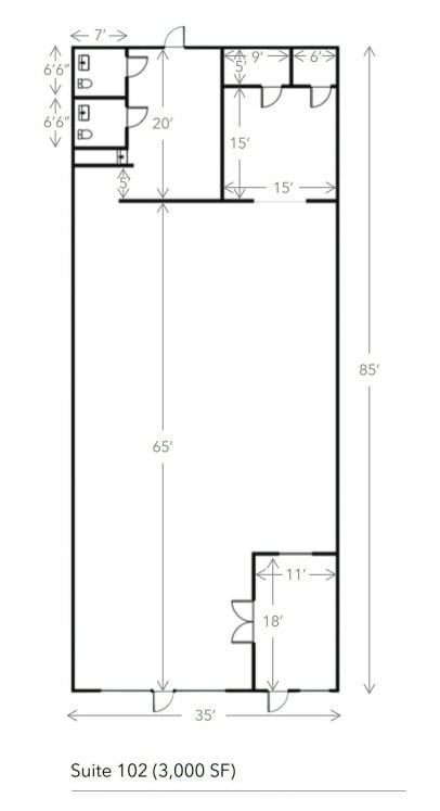3219 Broad St, Dexter, MI à louer Plan d’étage– Image 1 sur 5