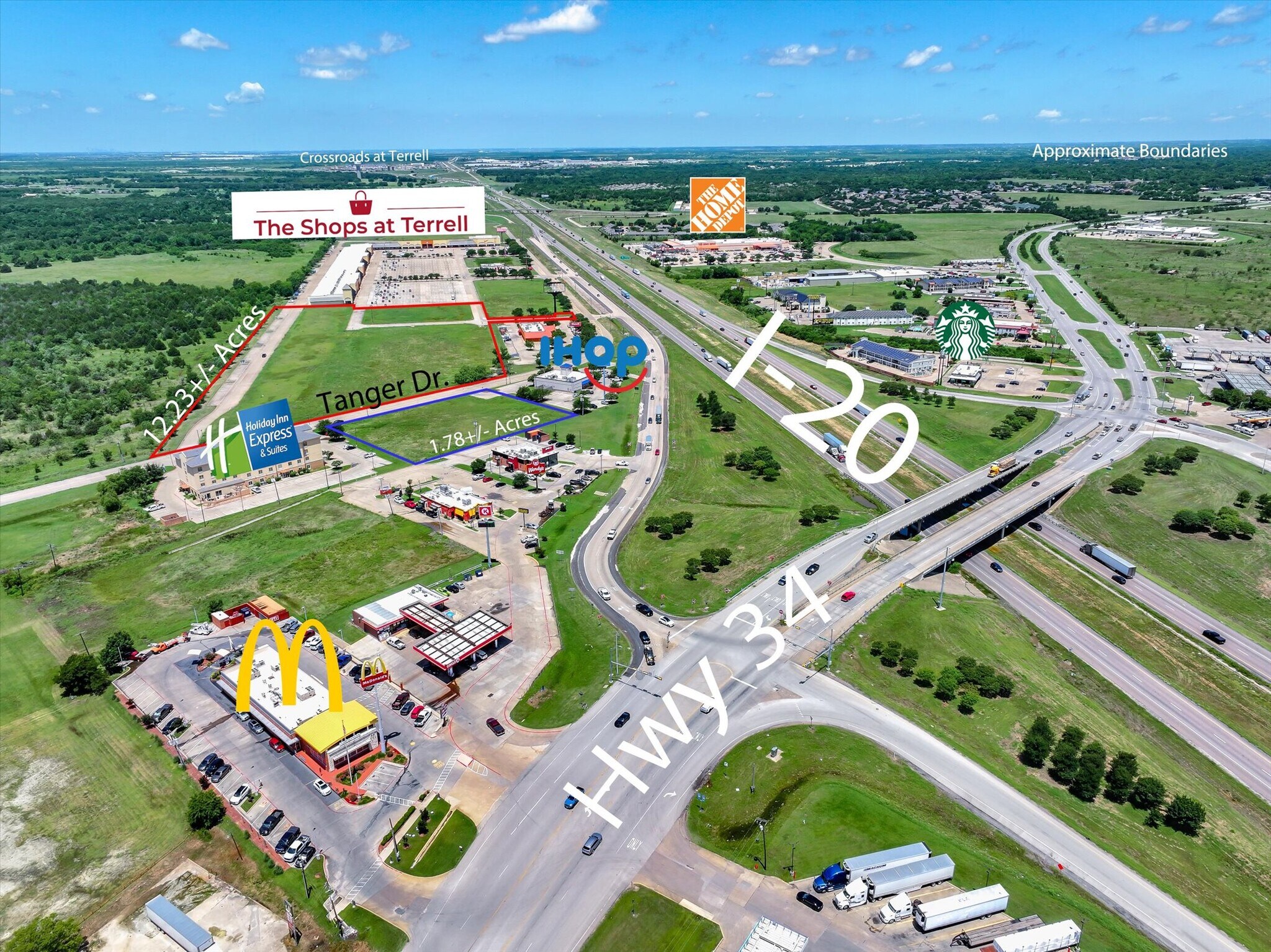 TBD Tanger Dr, Terrell, TX à vendre Aérien– Image 1 sur 20